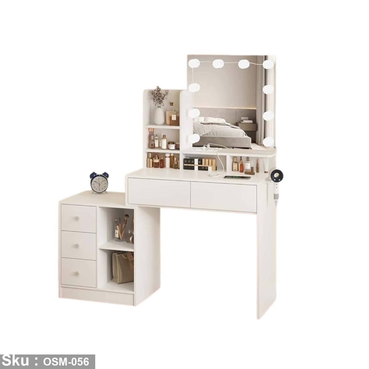 High-quality MDF wood hairstyle - OSM-056 - Image 2
