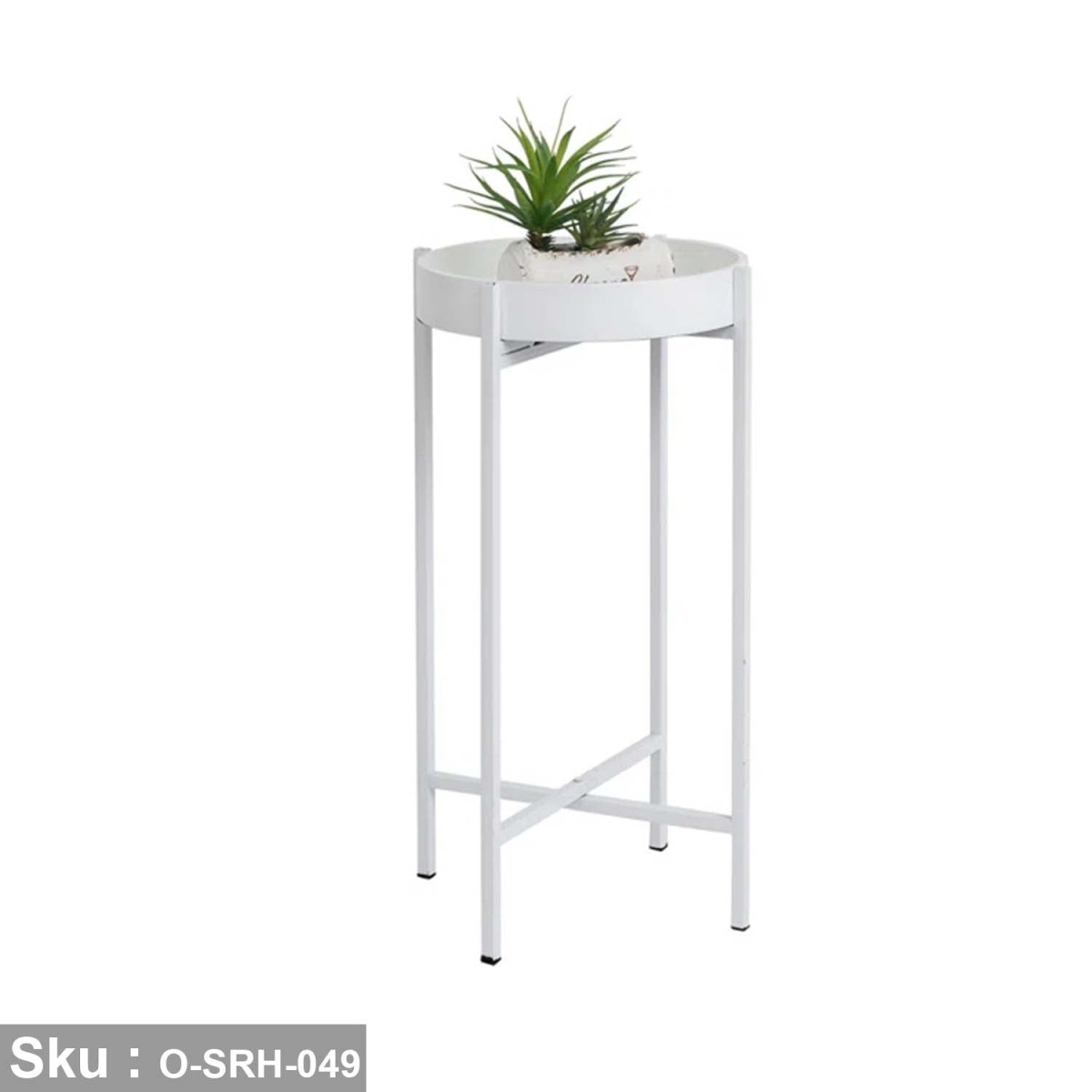 Metal side table with thermal paint - O-SRH-049 - Image 2