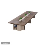 Meeting tab- 240x120 - Spanish MDF wood with metal chassis - CEM-061 - Image 2