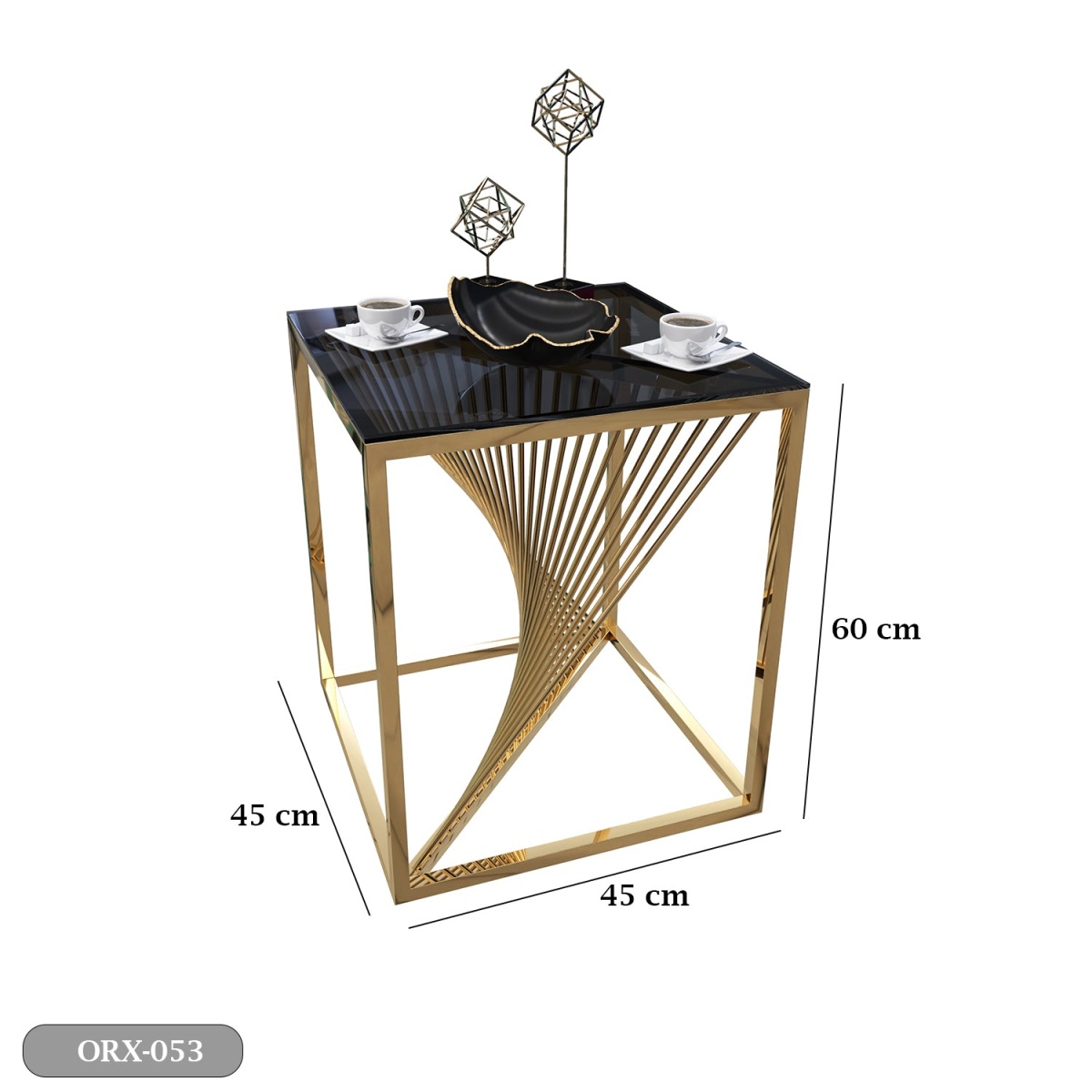 Stainless Steel Side Table - ORX-053 - Image 3