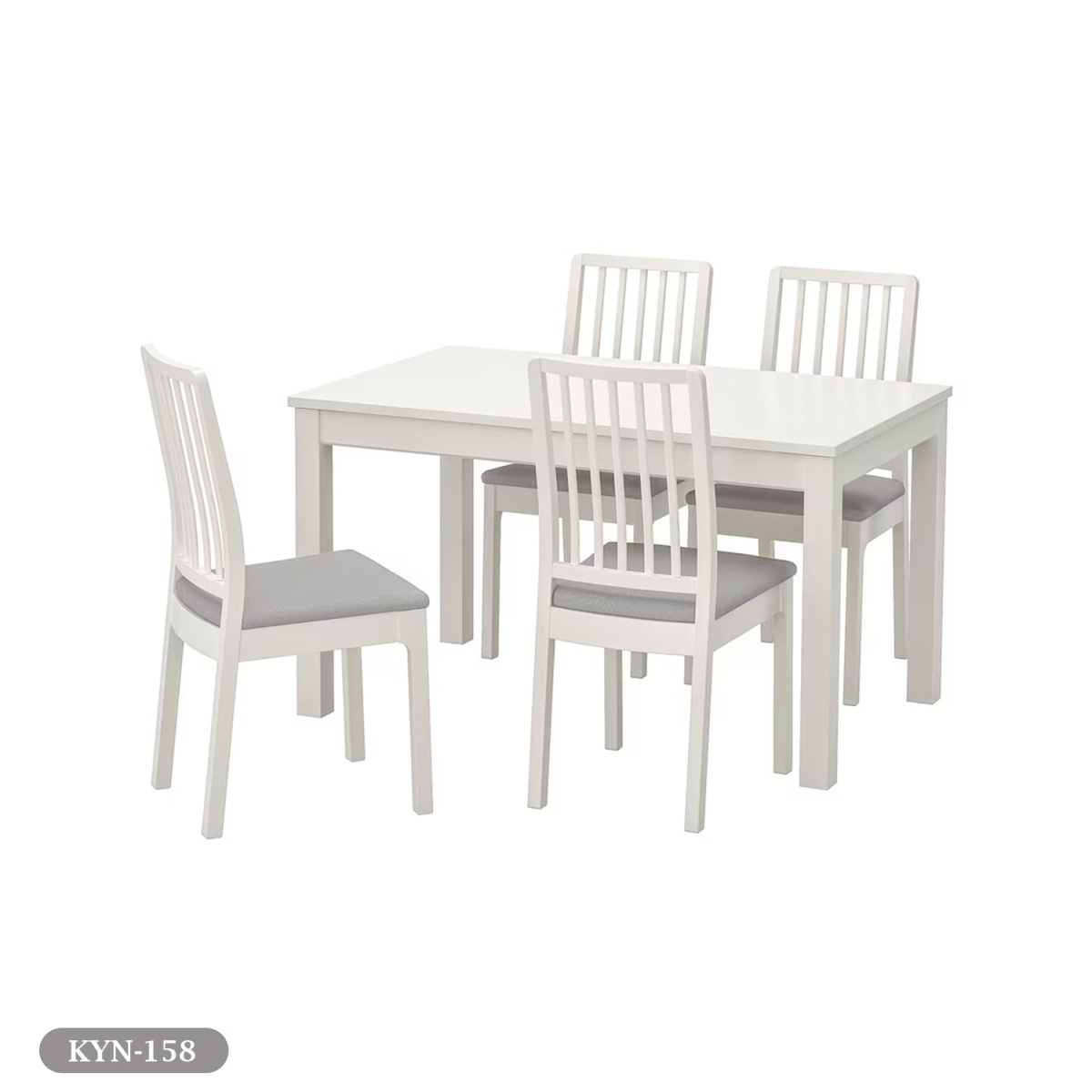 Dining table - 5 pieces of high quality beech wood - KYN-158 - Image 2