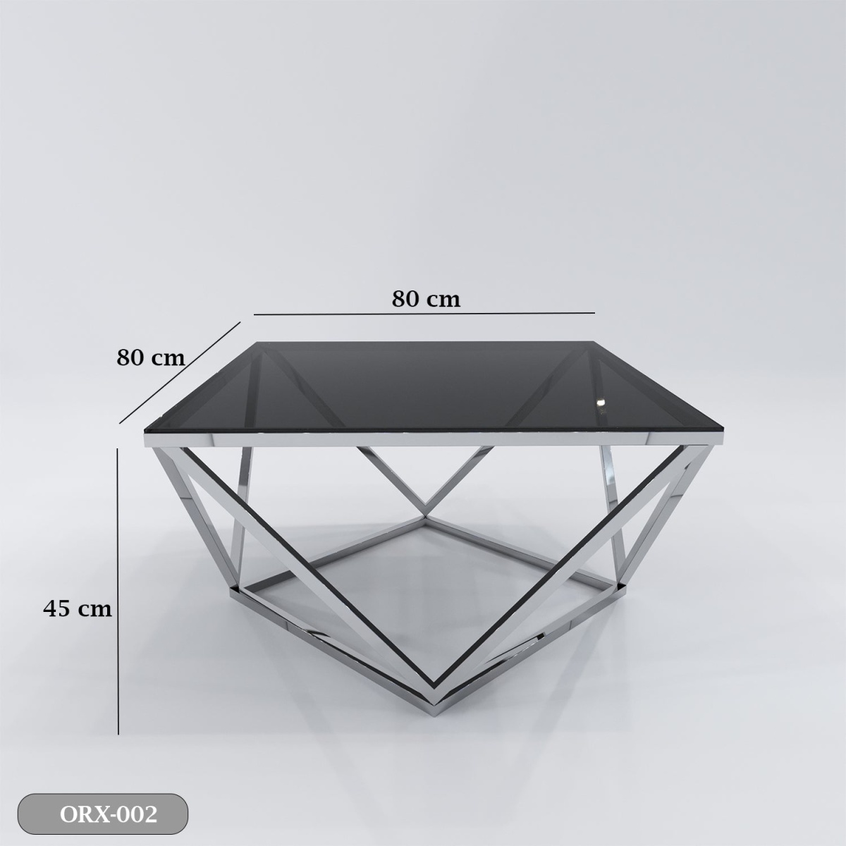 Stainless Steel Coffee Table - ORX-002 - Image 3