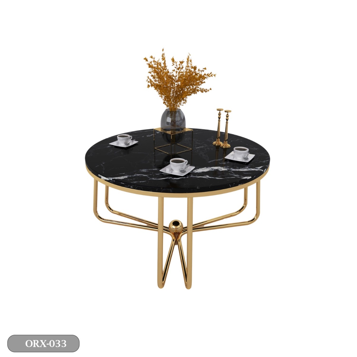 Stainless Steel Coffee Table - ORX-033 - Image 2