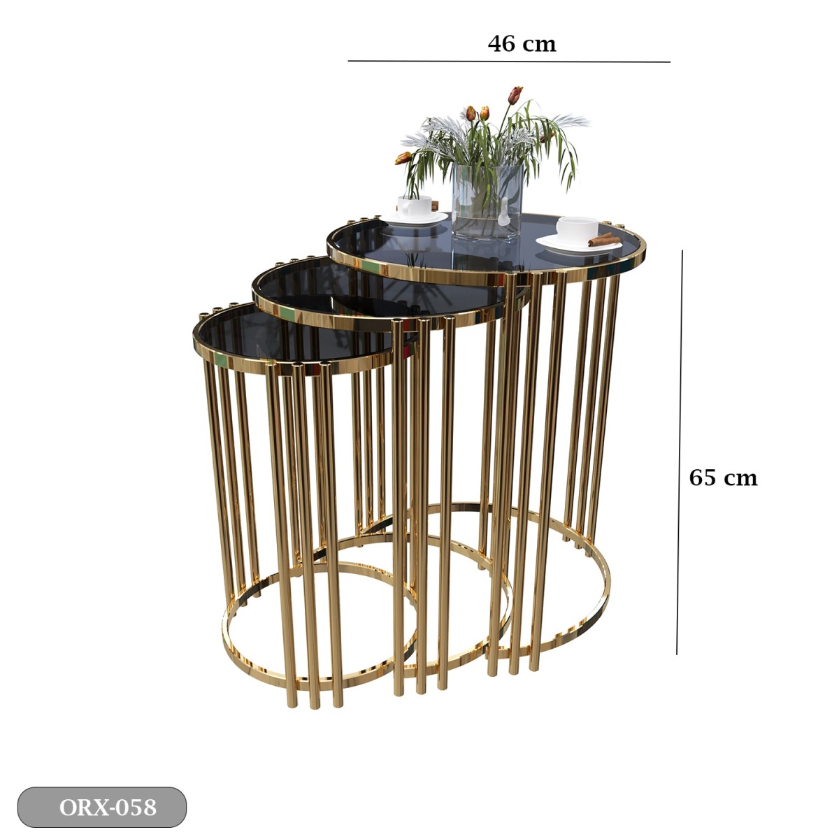 Stainless Steel Side Table - ORX-058 - Image 3