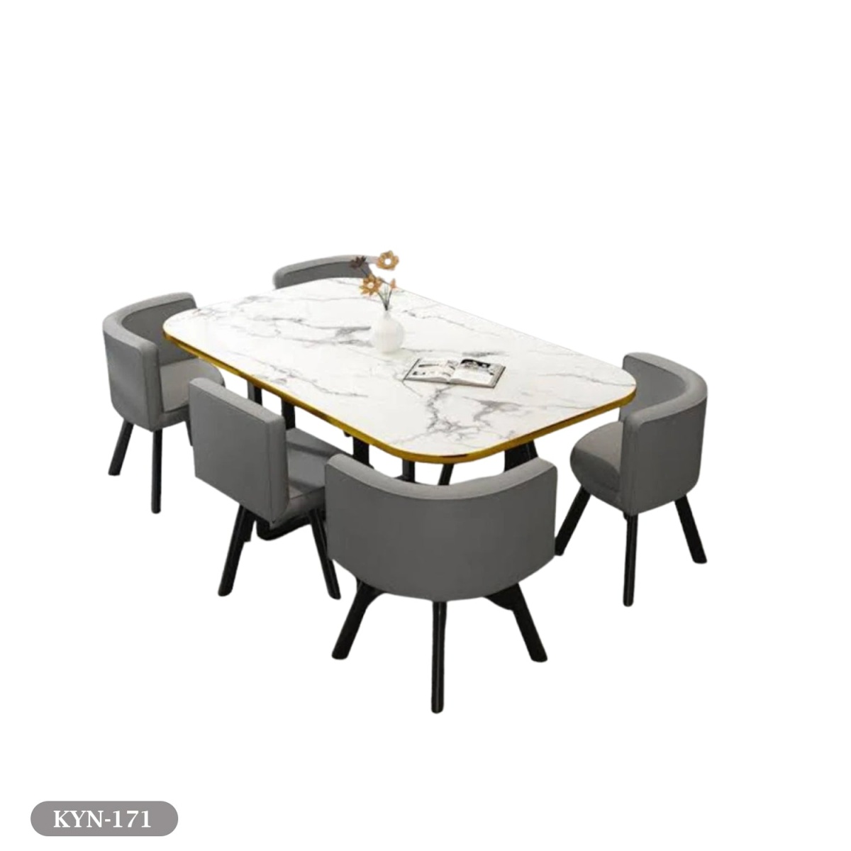 Dining table - 7 pieces of high quality beech wood - KYN-171 - Image 2