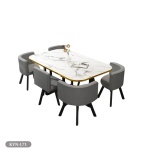 Dining table - 7 pieces of high quality beech wood - KYN-171 - Image 2