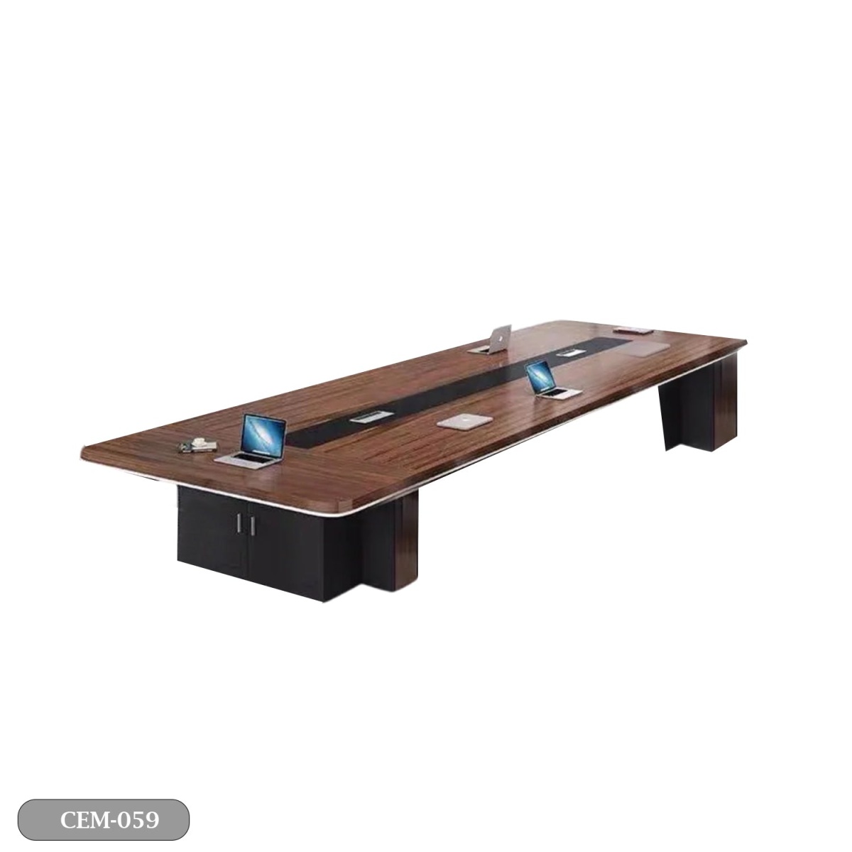 Meeting tab- 240x120 - Spanish MDF wood with metal chassis - CEM-059 - Image 2