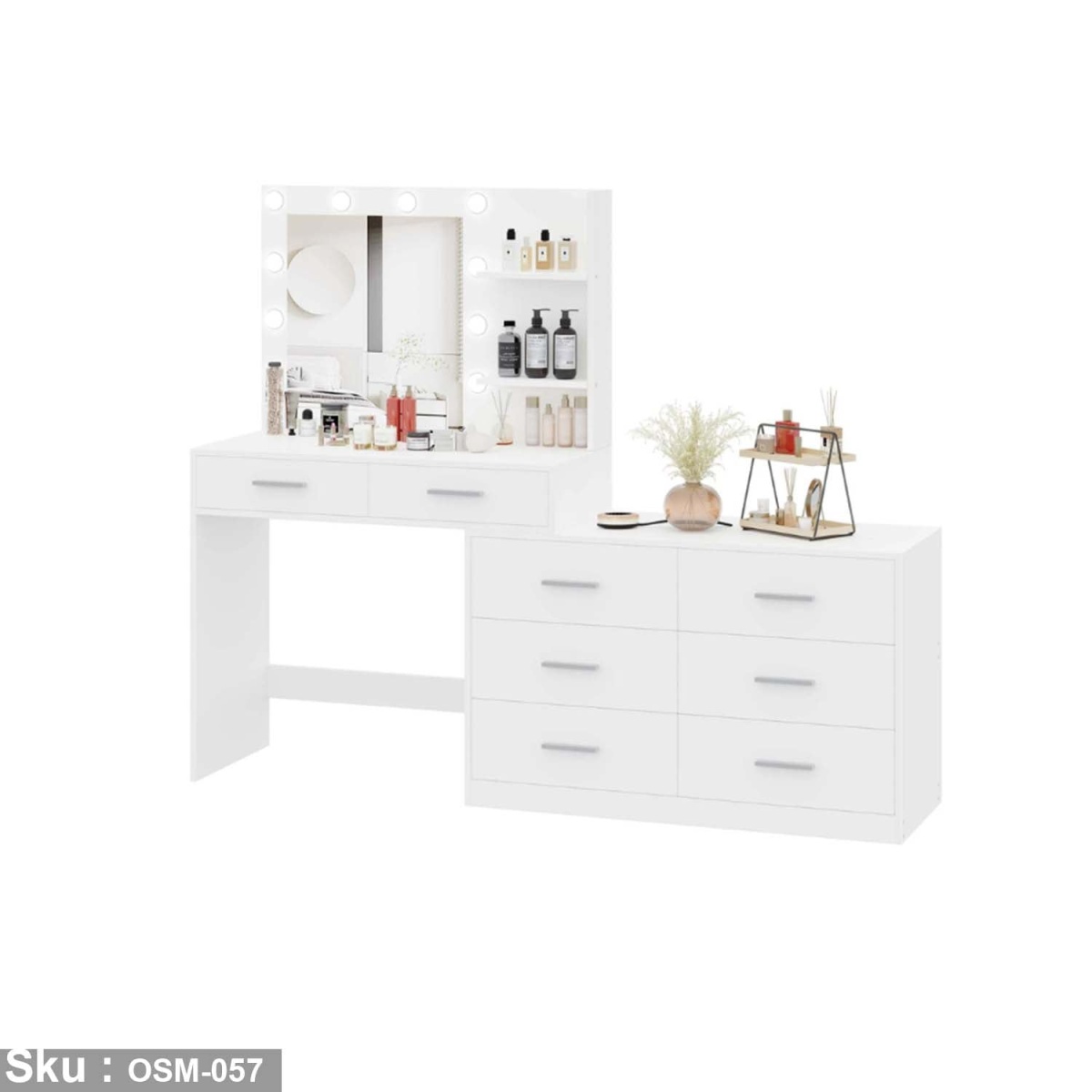 High-quality MDF wood hairstyle - OSM-057 - Image 2