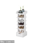 High-quality MDF wooden shoe rack - O-SRH-114 - Image 2