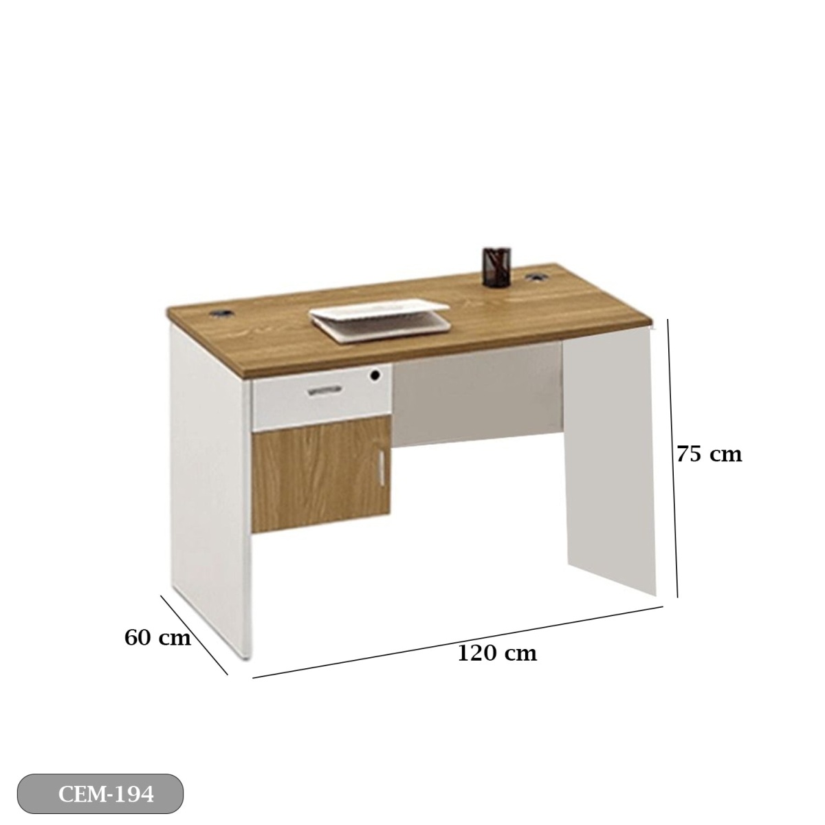 Spanish MDF Employee Desk - CEM-194 - Image 3