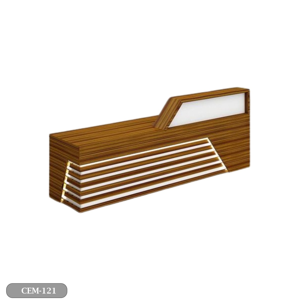 Meeting tab- 240x120 - Spanish MDF wood with metal chassis - CEM-063 - Image 2