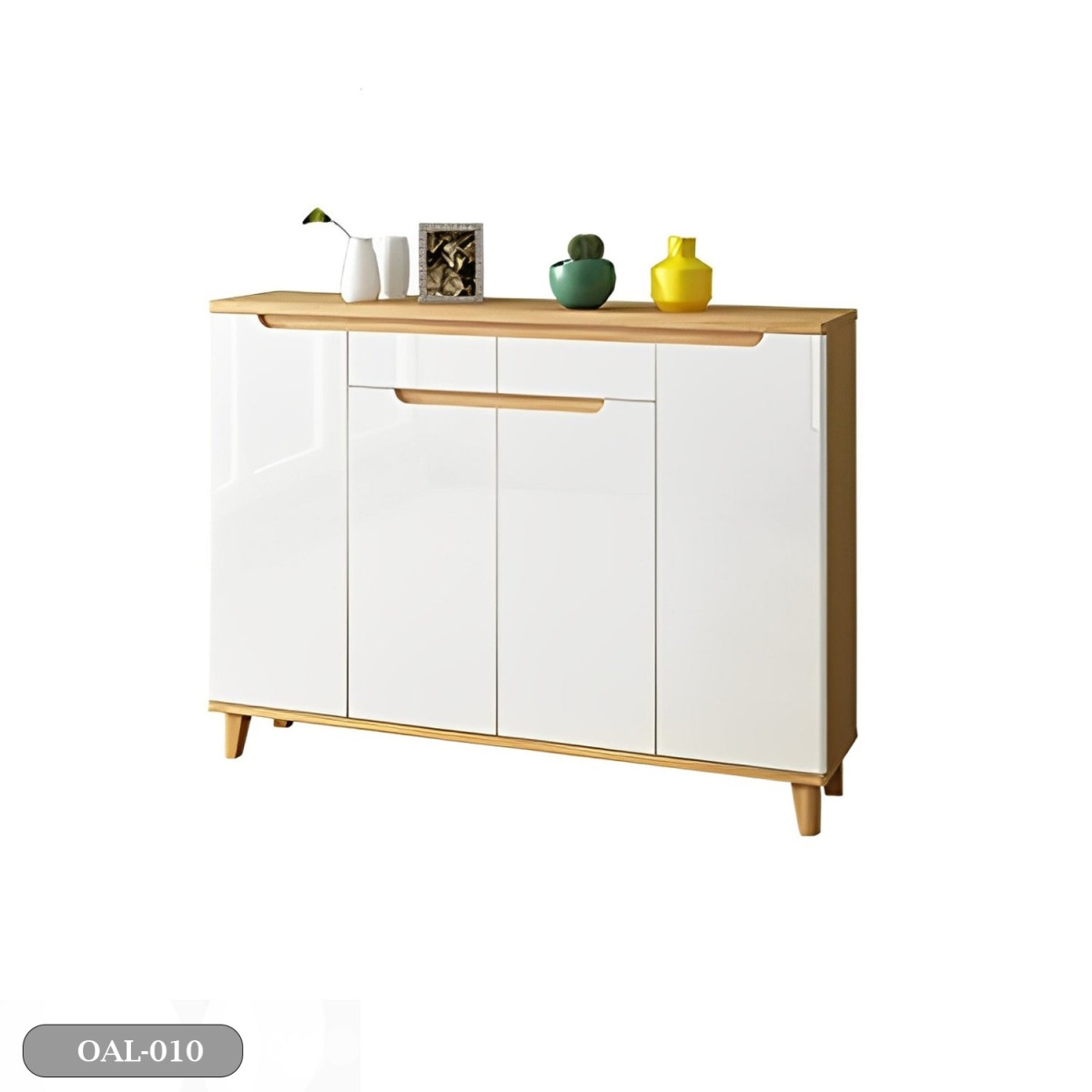 High quality MDF wooden shoe cabinet - OAL-010 - Image 2