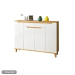 High quality MDF wooden shoe cabinet - OAL-010 - Image 2