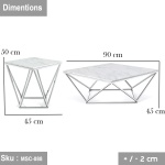 Eccles iron coffee table, electrostatic paint - Image 2