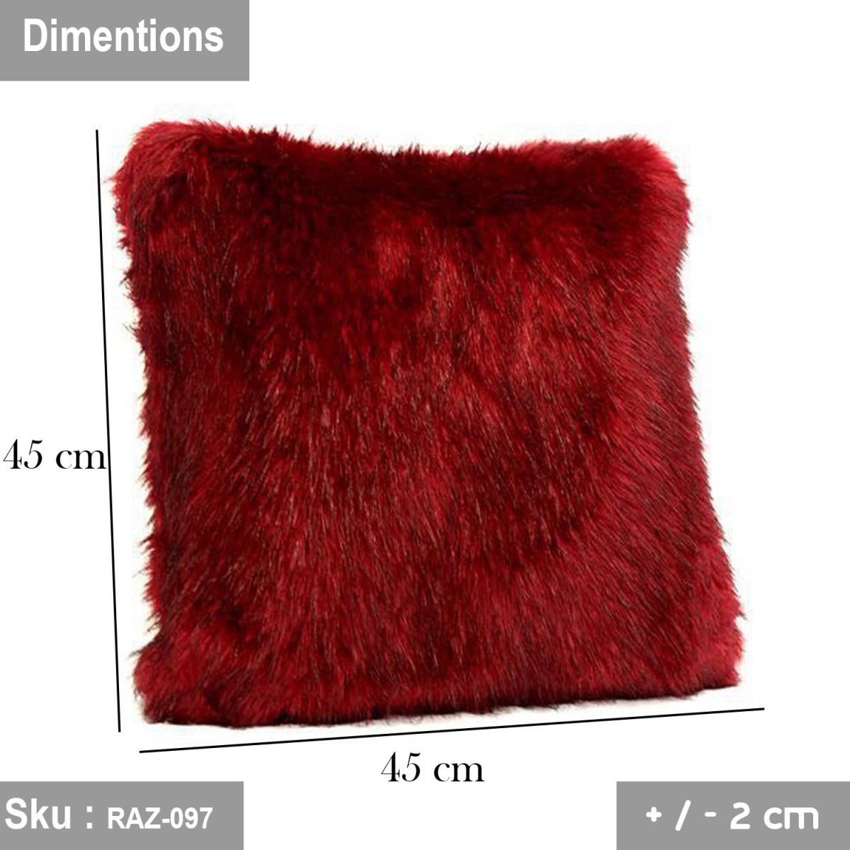 Blanca cushion fiber filling 45 * 45 - Image 2