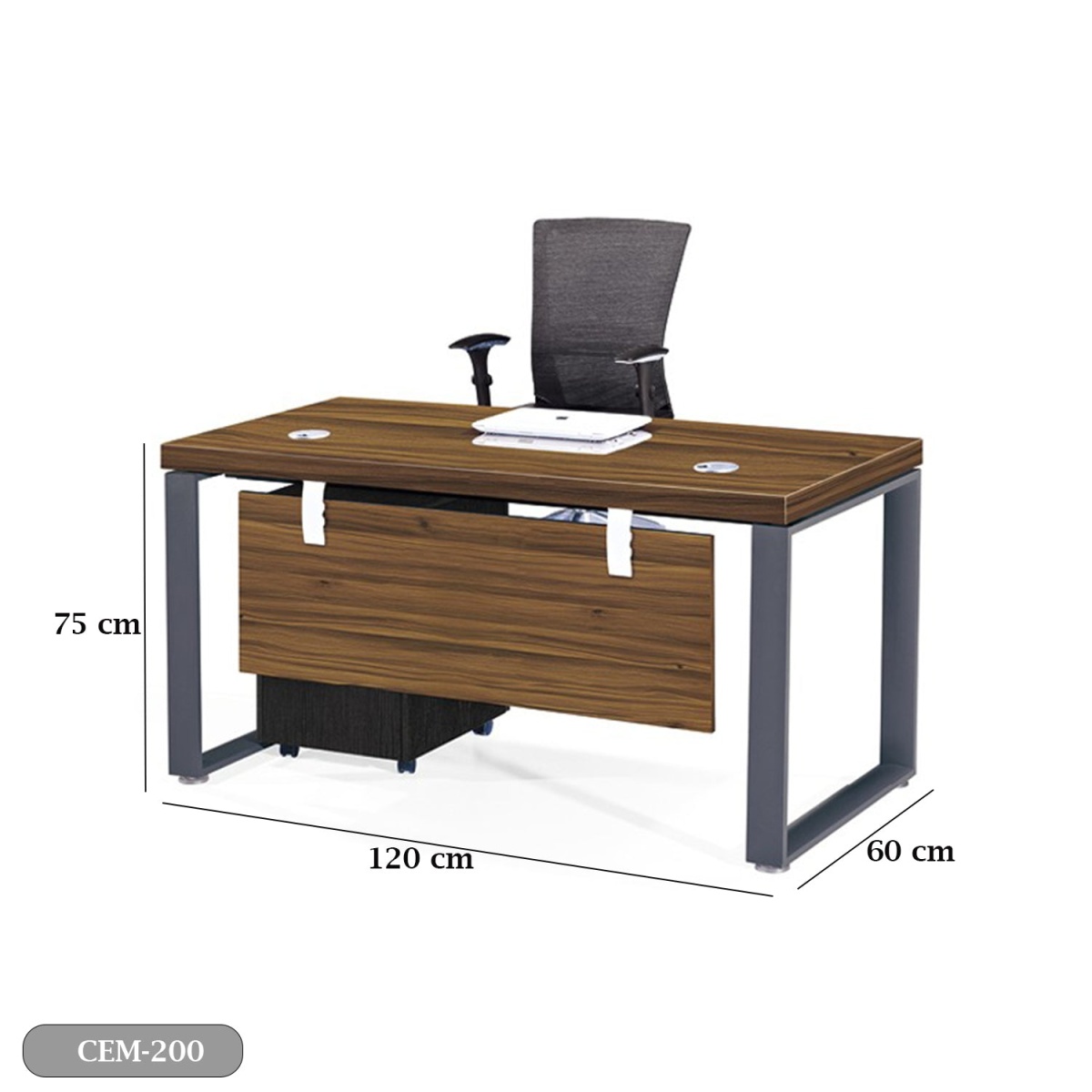 Spanish MDF Employee Desk - CEM-200 - Image 3