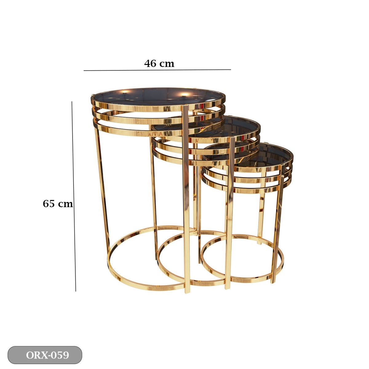 Stainless Steel Side Table - ORX-059 - Image 3