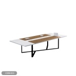Meeting tab- 240x120 - Spanish MDF wood with metal chassis - CEM-035 - Image 2