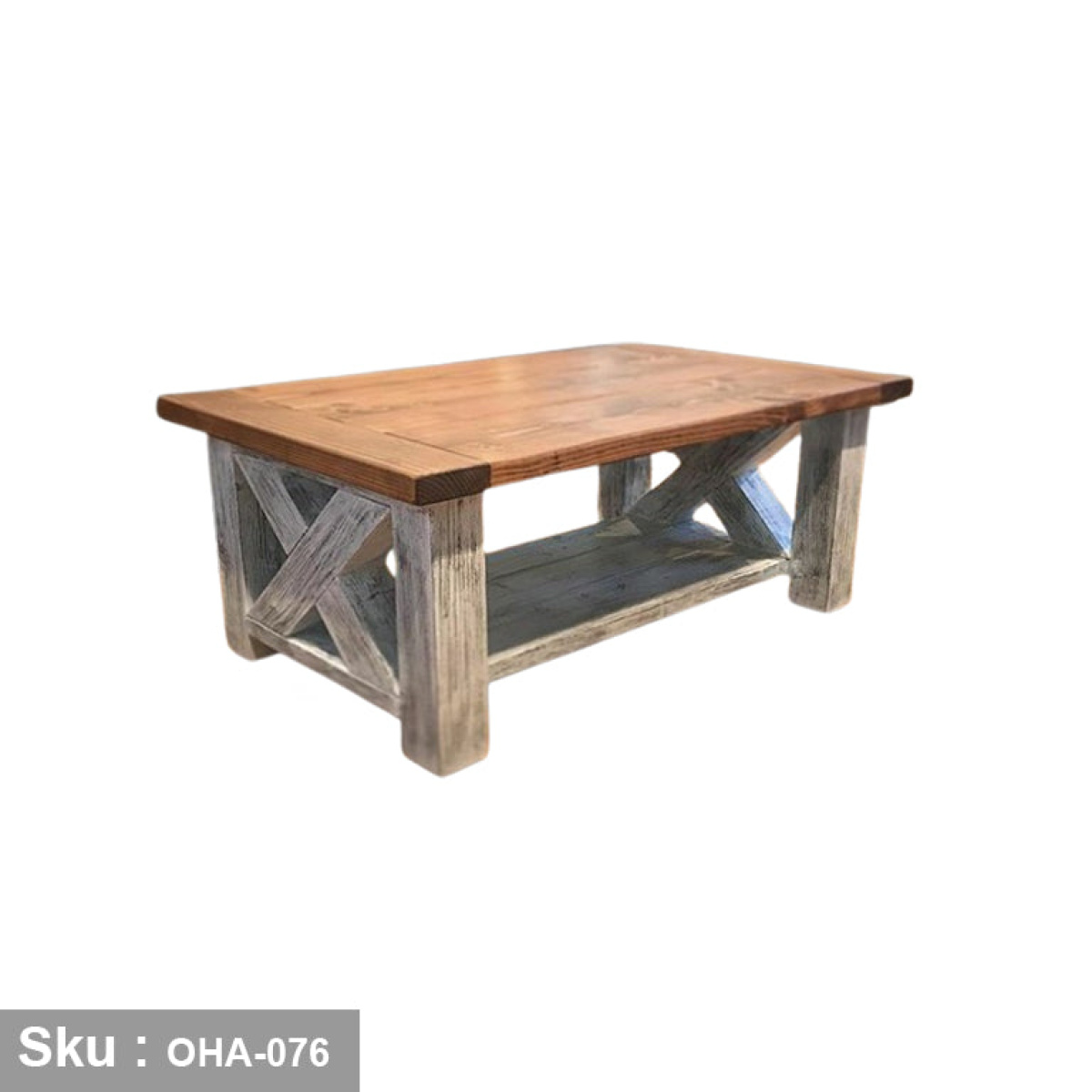 Swedish Wood Coffee Table - OHA-076 - Image 2