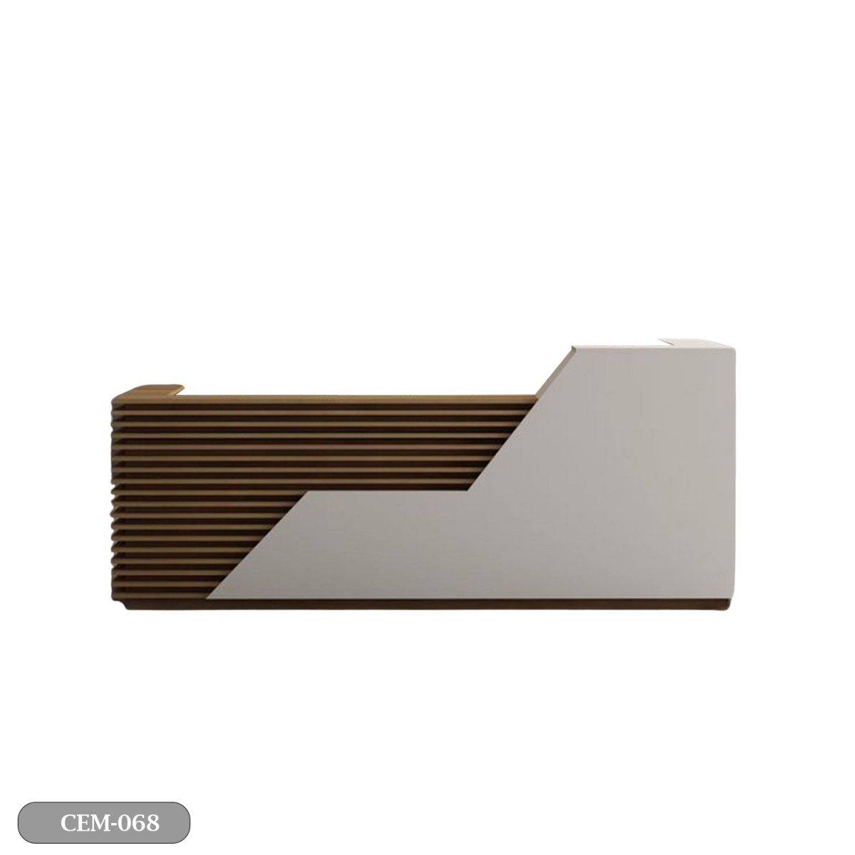 Reception desk - Reception Counter - Spanish MDF wood - CEM-068 - Image 2