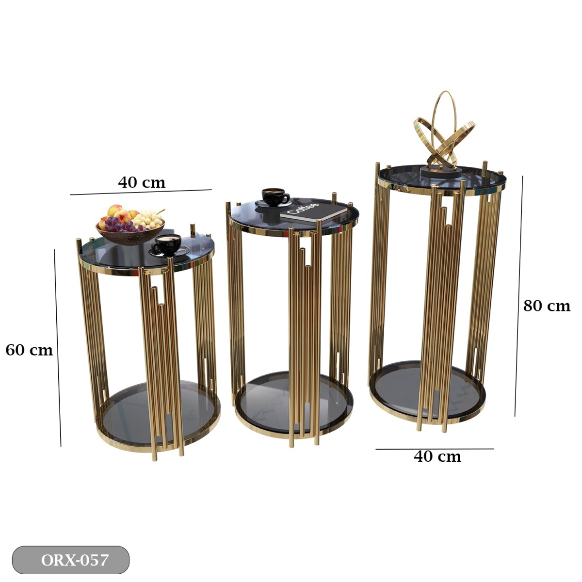 Stainless Steel Side Table - ORX-057 - Image 2