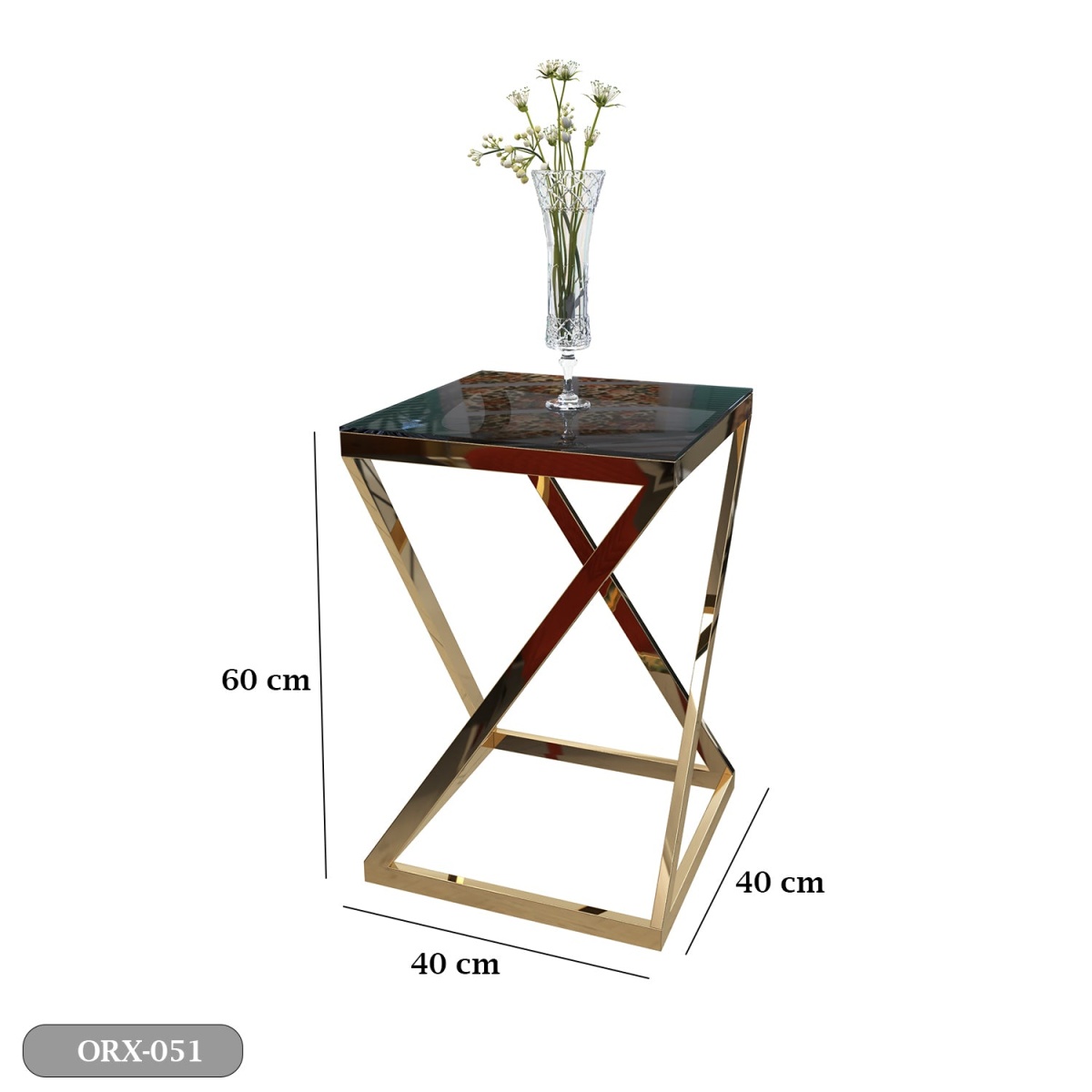 Stainless Steel Side Table - ORX-051 - Image 3