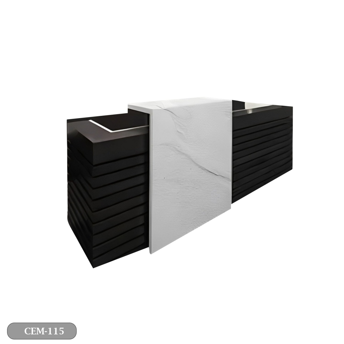 Reception desk - Reception Counter - Spanish MDF wood - CEM-115 - Image 2