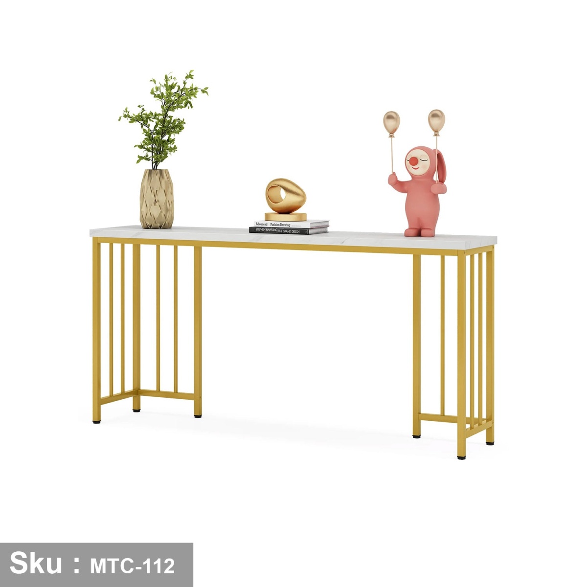 Electrostatic painted metal console - MTC-112 - Image 2