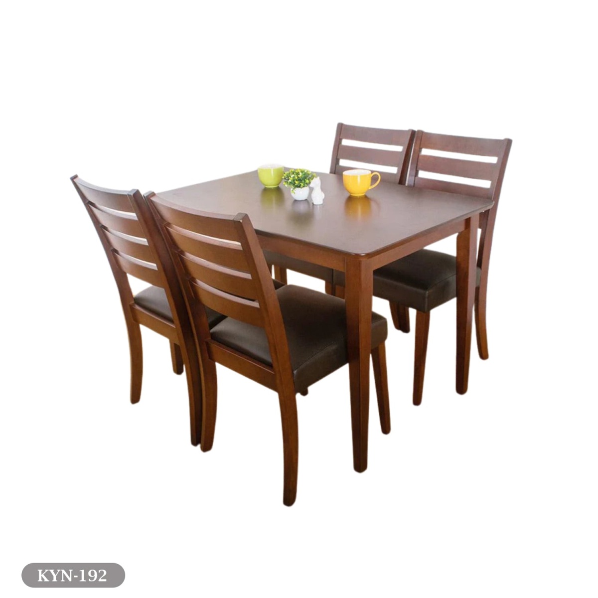 Dining table - 5 pieces of high quality beech wood - KYN-192 - Image 2