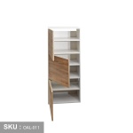 High quality MDF wooden shoe cabinet - OAL-011 - Image 2