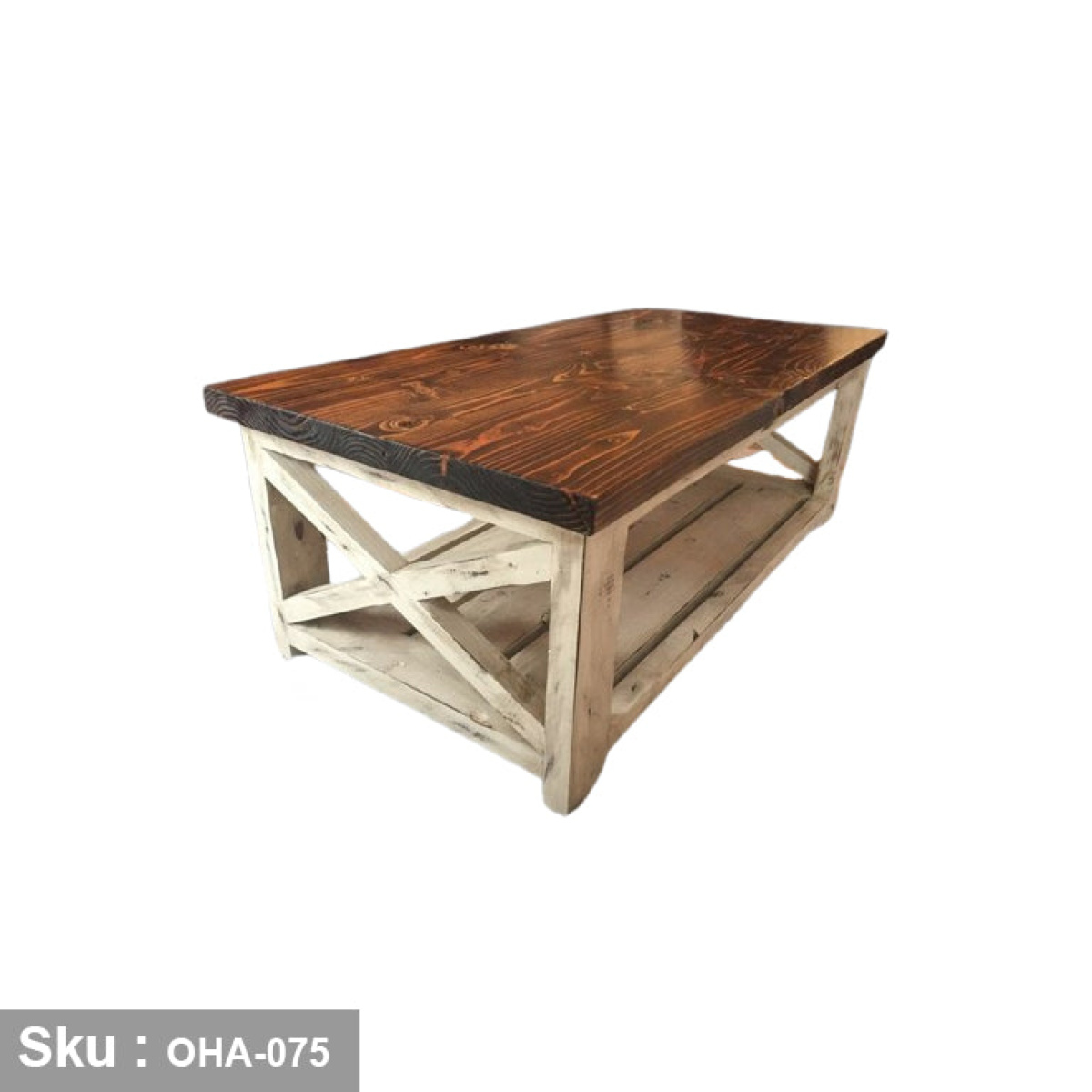 Swedish wood coffee table - OHA-075 - Image 2