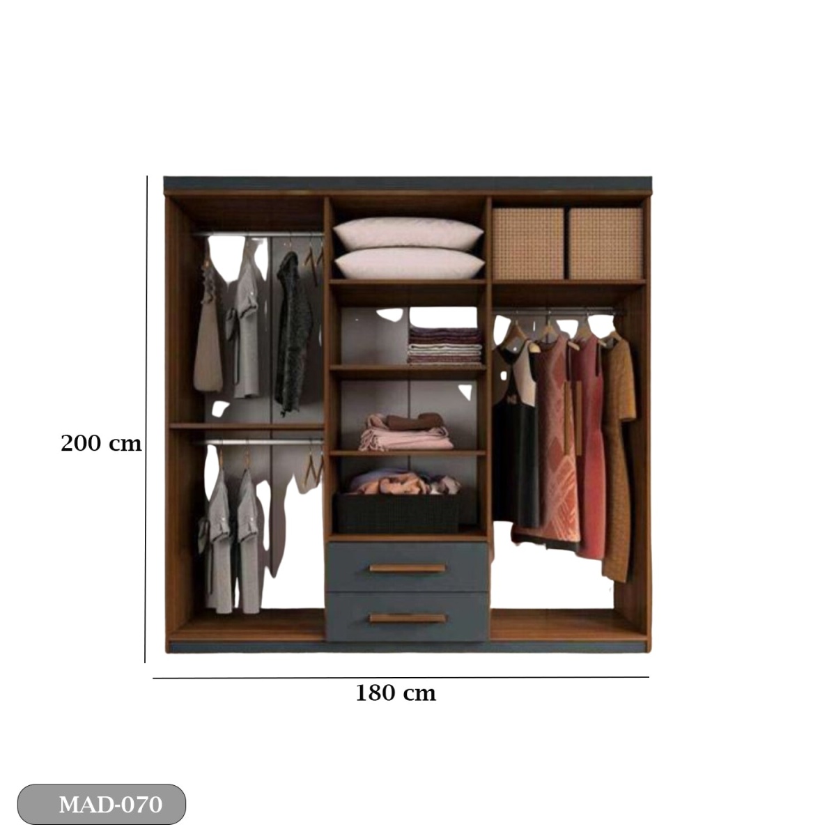 Spanish MDF Wood Dressing - MAD-070 - Image 2