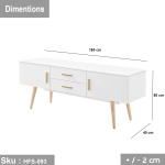 High quality MDF wood TV table - HFS-093 - Image 3