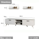 High quality MDF wood TV table - HFS-113 - Image 3
