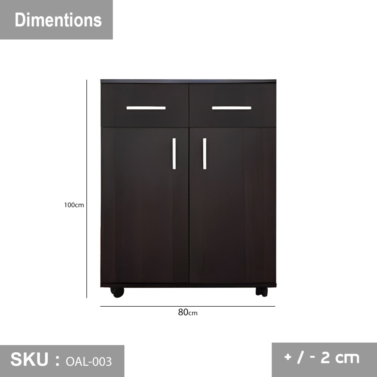 High quality MDF wooden shoe cabinet - OAL-003 - Image 3