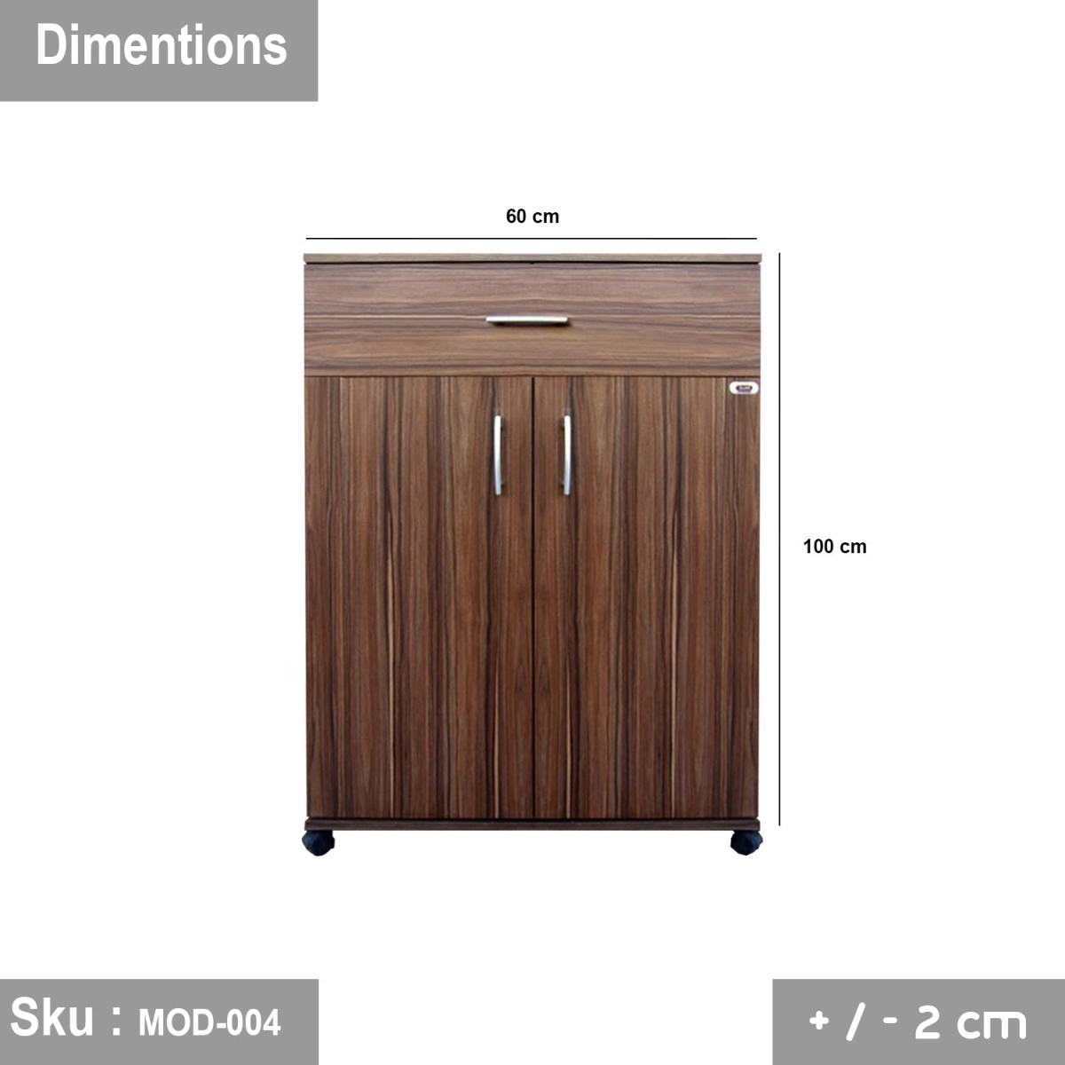 MDF wood shoe 18 mm - MOD-004 - Image 3