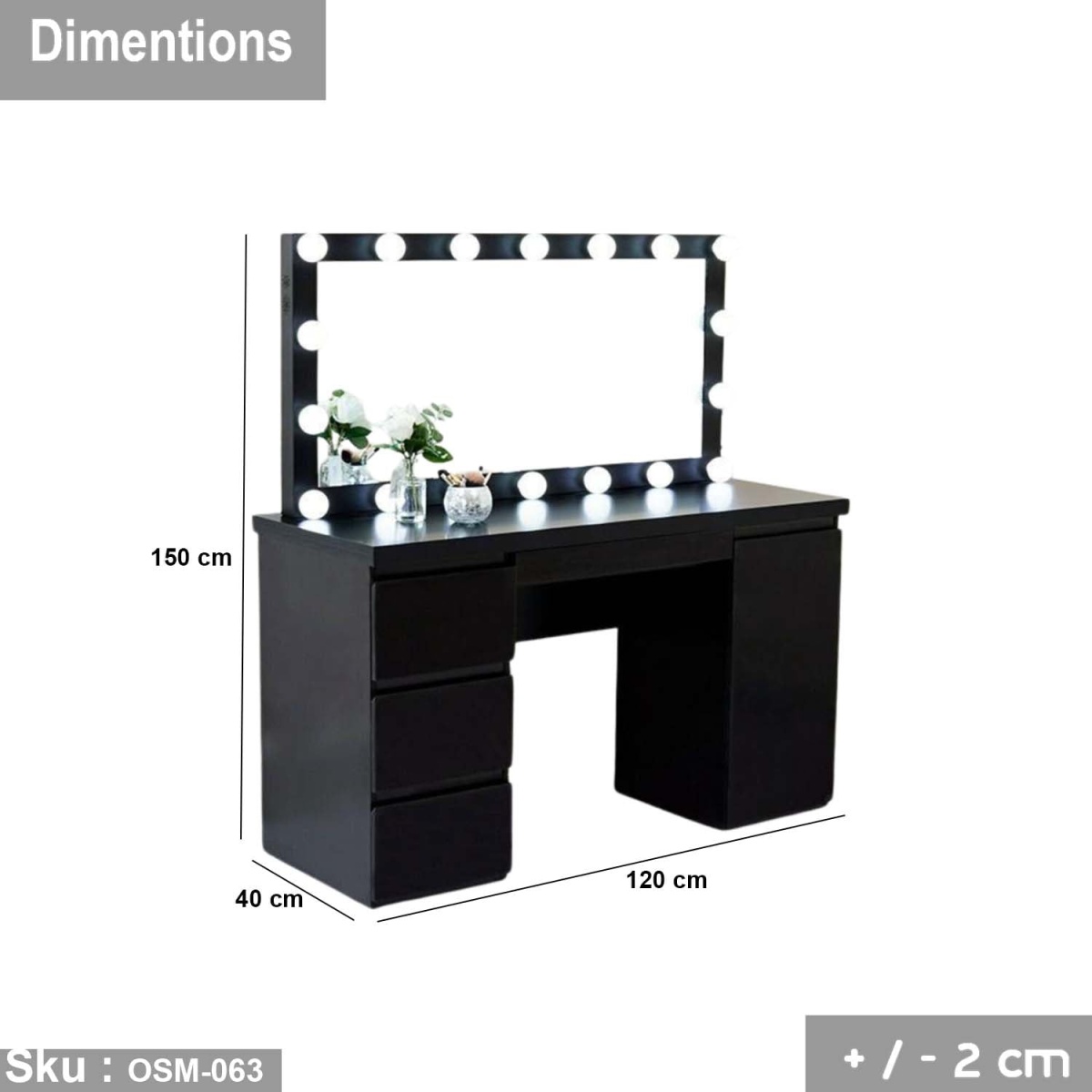 High-quality MDF wood hairstyle - OSM-063 - Image 3