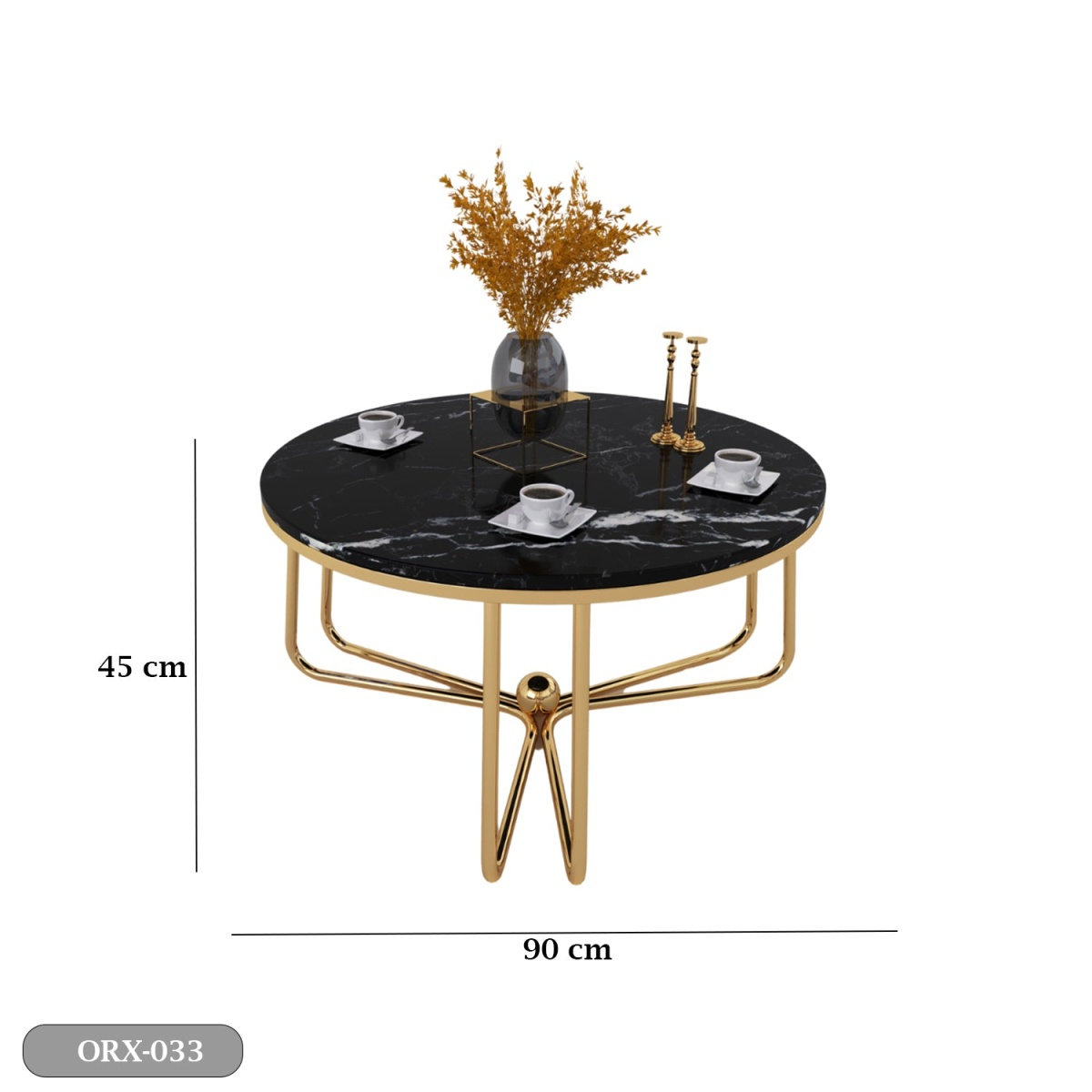 Stainless Steel Coffee Table - ORX-033 - Image 3