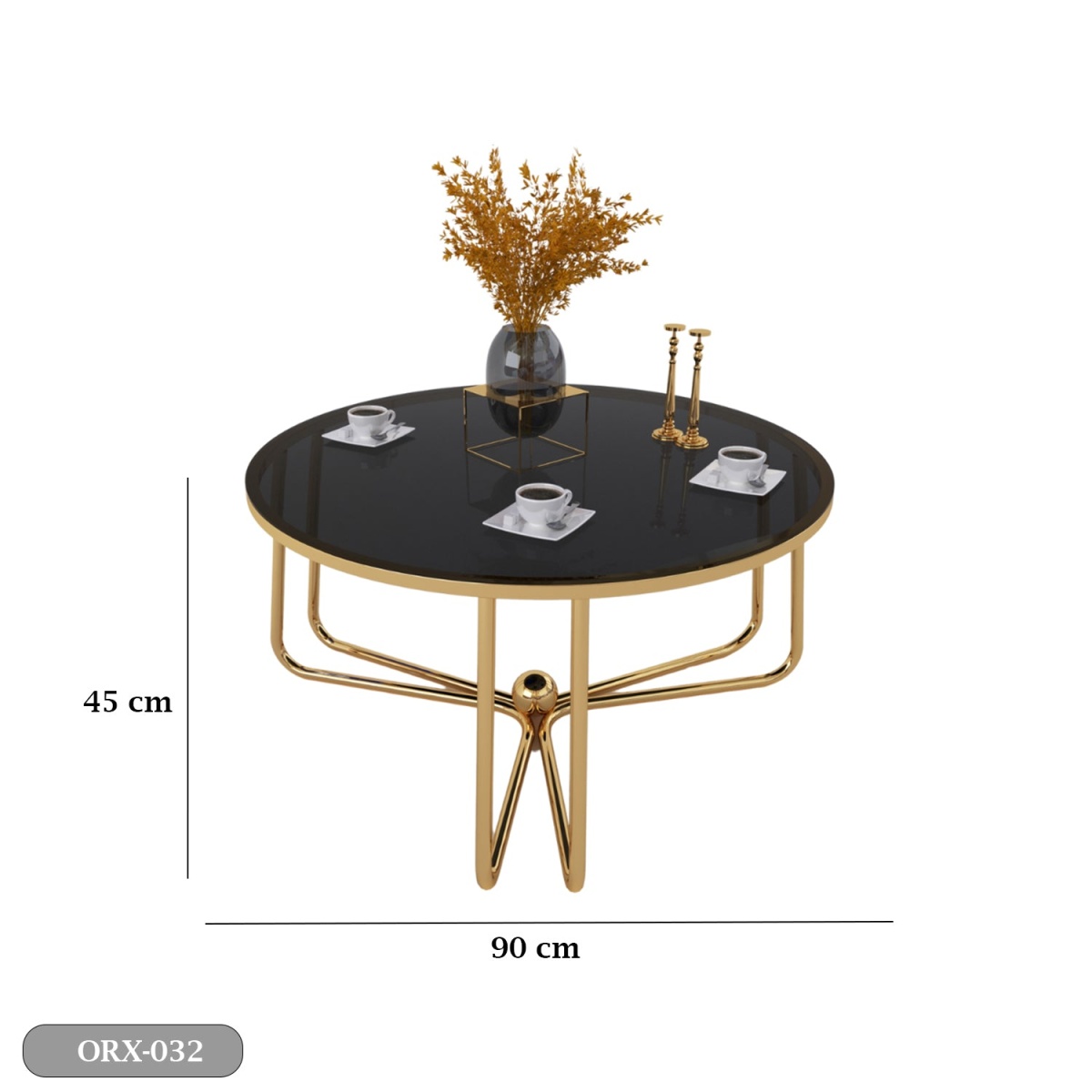 Stainless Steel Coffee Table - ORX-032 - Image 3