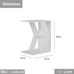 High quality MDF wood side table - O-SRH-082 - Image 3