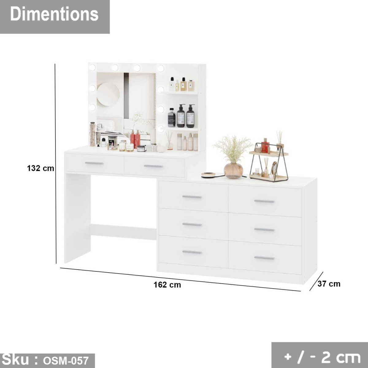 High-quality MDF wood hairstyle - OSM-057 - Image 3