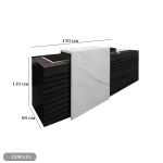 Reception desk - Reception Counter - Spanish MDF wood - CEM-115 - Image 3