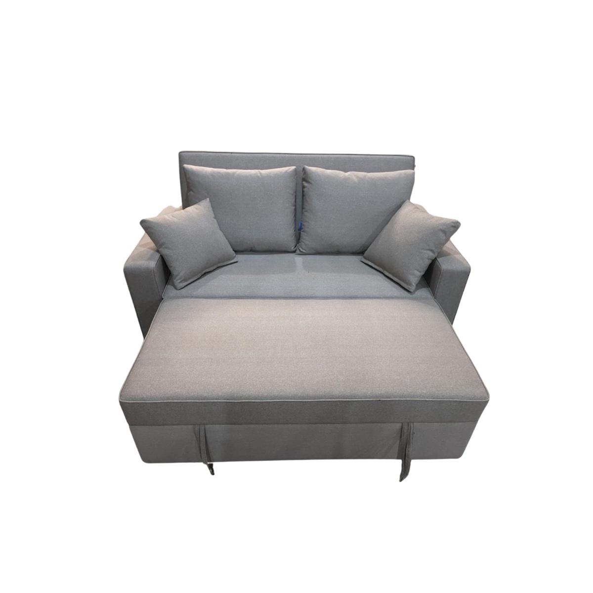 Manx 2-Seater Sofa Bed - Red Beech Wood - HST-069 - Image 4