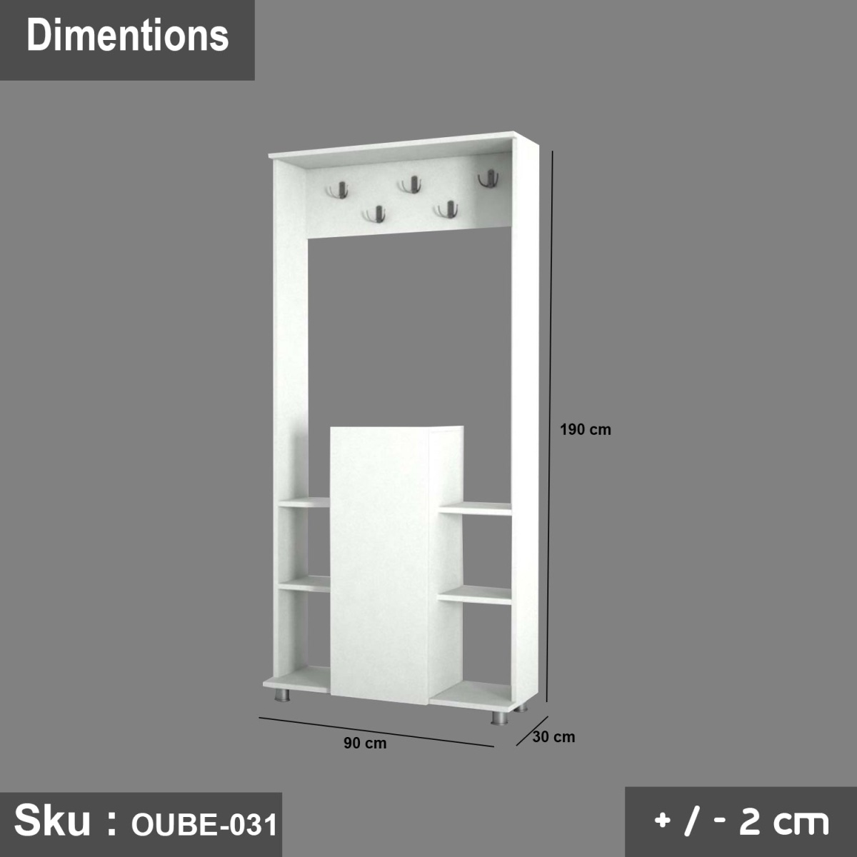 High quality MDF wood dressing - OUBE-031 - Image 3