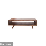 Natural wood coffee table - 100 * 60 - ELG-037 - Image 2