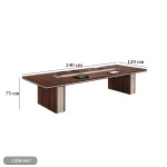 Meeting tab- 240x120 - Spanish MDF wood with metal chassis - CEM-047 - Image 3
