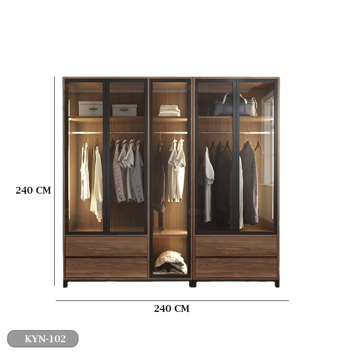 MDF wood dressing with melamine layer - KYN-102 - Image 3