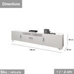 High quality MDF wood TV table - HFS-016 - Image 3