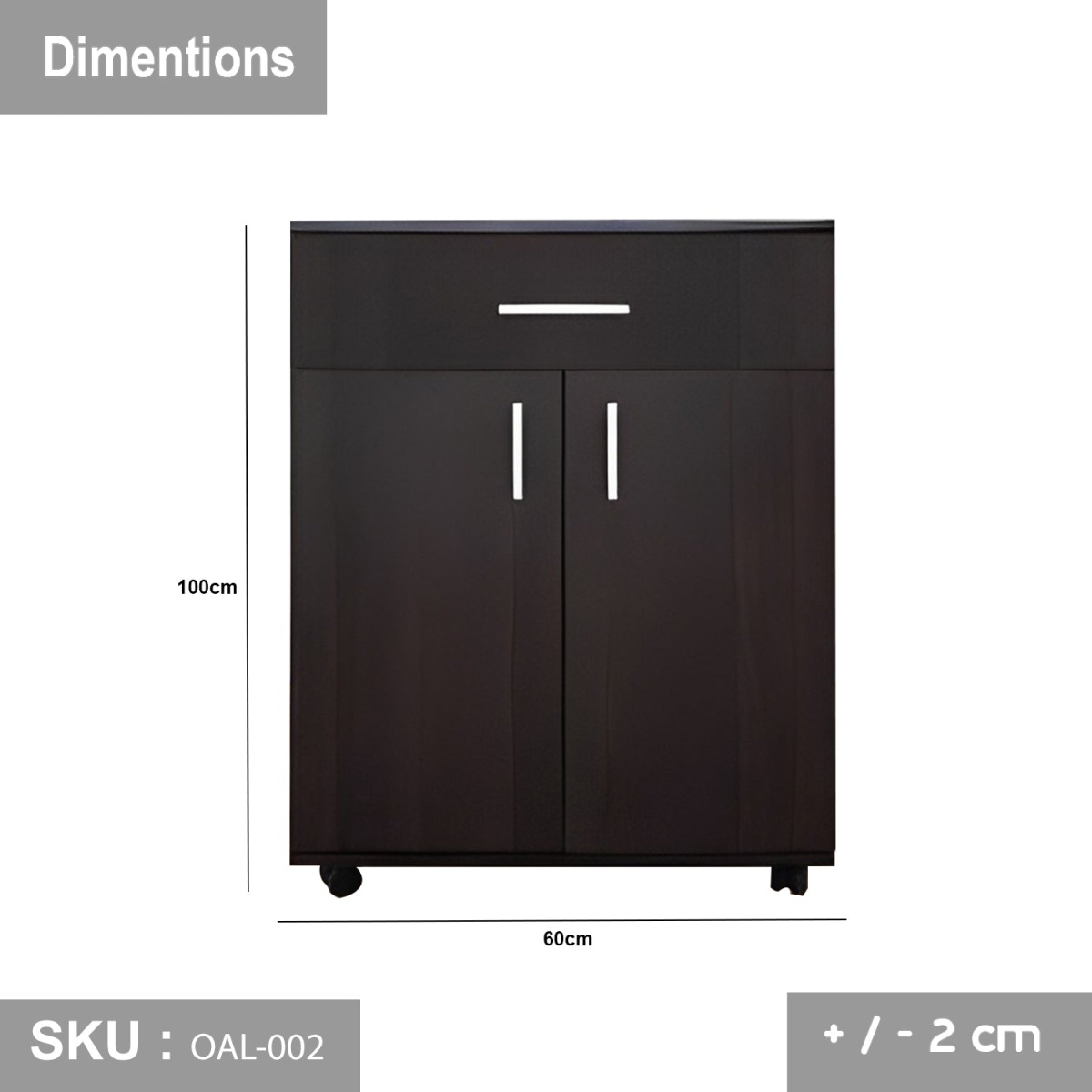 High quality MDF wooden shoe cabinet - OAL-002 - Image 2