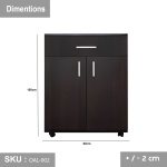 High quality MDF wooden shoe cabinet - OAL-002 - Image 2